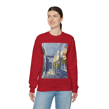 Gallery of a Moroccan Riad by George Gaudion Heavy Blend™ Crewneck Sweatshirt