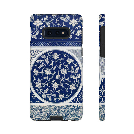 Blue Flower Pattern by Owen Jones Phone Cases