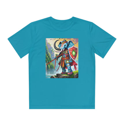 Cyberpunk Elephant Youth Competitor Tee