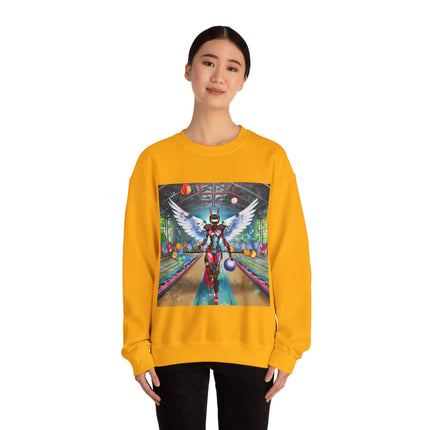 Samurai Robot Angels Unisex Heavy Blend™ Crewneck Sweatshirt