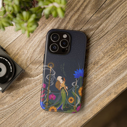 🌙🕯️ The Lady Of The Midnight Garden Phone Case – Art Deco Nocturne