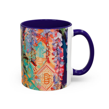 Golden Wisteria Symphony Colorful Mugs (11oz, 15oz)