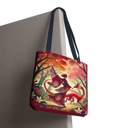 The Dragon Fairy’s Dance Tote Bag – Enchanted Grace & Spring Magic