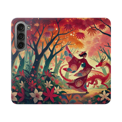 The Dragon Fairy’s Dance Flip Case – Enchanted Grace & Spring Magic