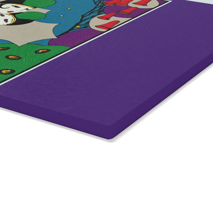 Two Pierrots Glass Cutting Board