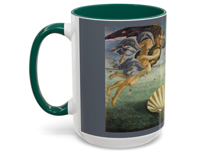 Birth of Venus by Sandro Botticelli Colorful Mugs (11oz, 15oz)