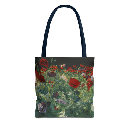 Poppies (A Study of Poppies for Carnation, Lily, Lily, Rose) by John Singer Sargent Tote Bag (AOP)