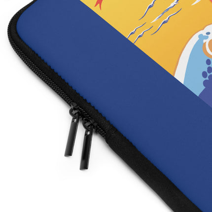 Golden Seas and Whimsical Dreams Laptop Sleeve