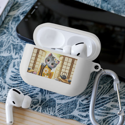 Playful Kitten in the Tea Room AirPods and AirPods Pro Case