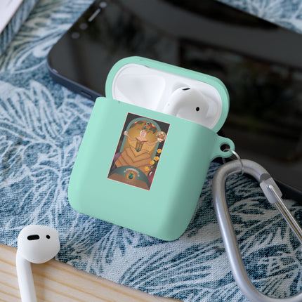 June & Pearl, Alexandrite AirPods Case — Gem Series by Sofia Chiostri