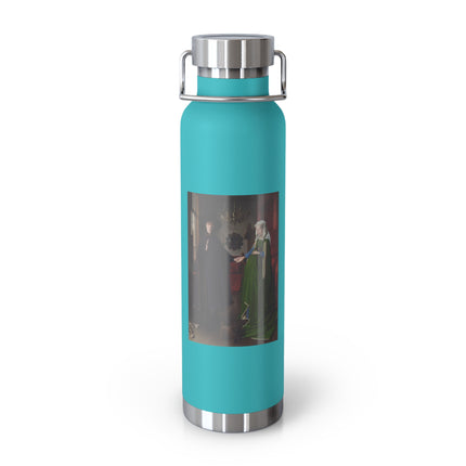 Arnolfini Portrait by Jan Van Eyck Copper Vacuum Insulated Bottle, 22oz