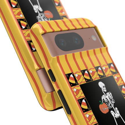 Candy Corn Skeleton Phone Cases