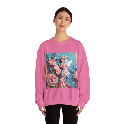 Peony Fairy Unisex Heavy Blend™ Crewneck Sweatshirt