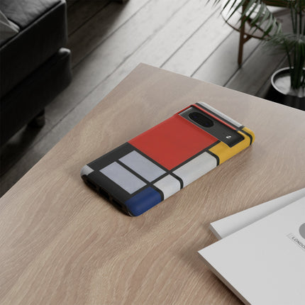 Composition with Red, Yellow, Blue, and Black by Piet Mondrian Phone Cases