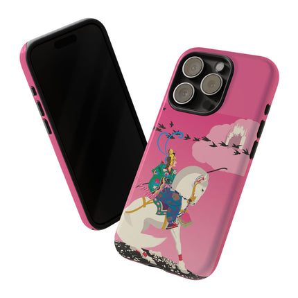 Samurai Princess on the White Steed Phone Case – Epic Grace & Mythic Power