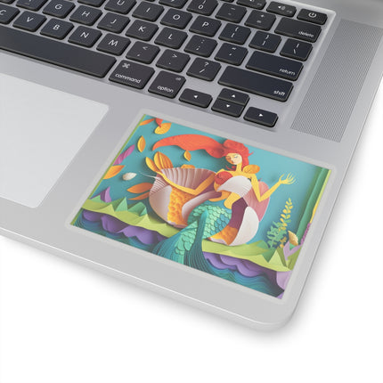 Charming Mermaid Kiss-Cut Stickers (4 Sizes)
