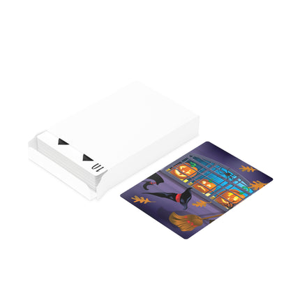 Whimsical Halloween Mischief Playing Cards