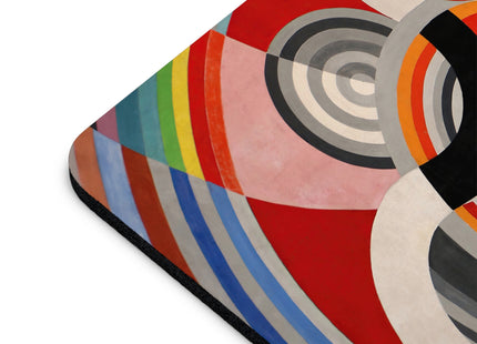 Rythme No. 1 by Robert Delaunay Mouse Pad, Round and Rectangle