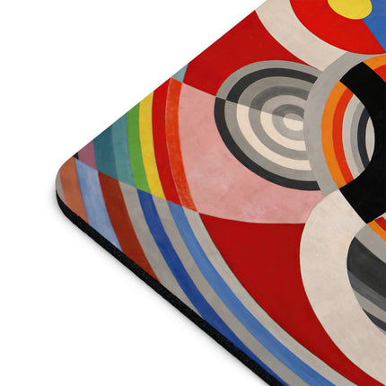 Rythme No. 1 by Robert Delaunay Mouse Pad, Round and Rectangle