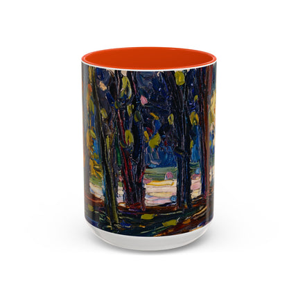 In the Park of St. Cloud by Wassily Kandinsky Colorful Mugs (11oz, 15oz)