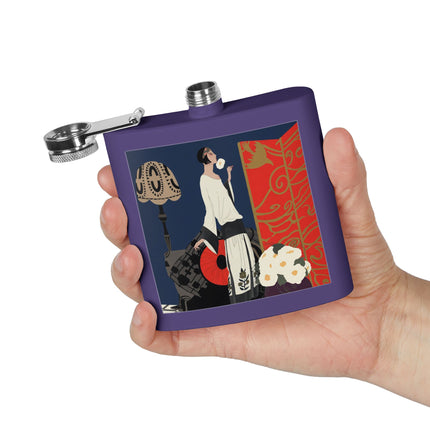 Art Deco Flapper Flask – Elegant Sip & Timeless Style