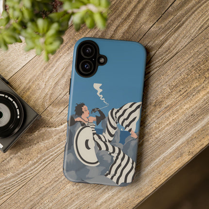 Art Deco Smoker Phone Case – Glamorous Lounging & Timeless Allure