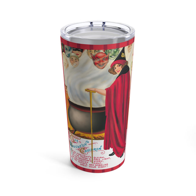 The Hallowe'en Cauldron In the Firelight's Gleam Tumbler 20oz