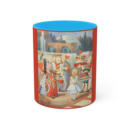 Off with her head! Off with— by Sir John Tenniel Colorful Mugs, 11oz