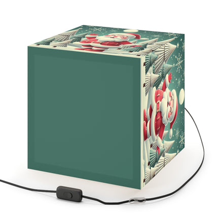 Santa's Joyful Christmas Light Cube