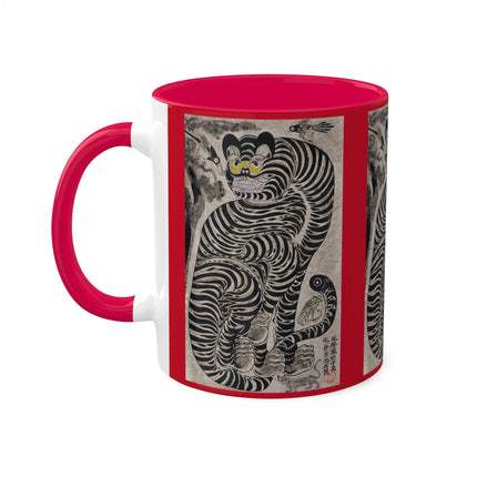 Talismanic Tiger Colorful Mugs, 11oz