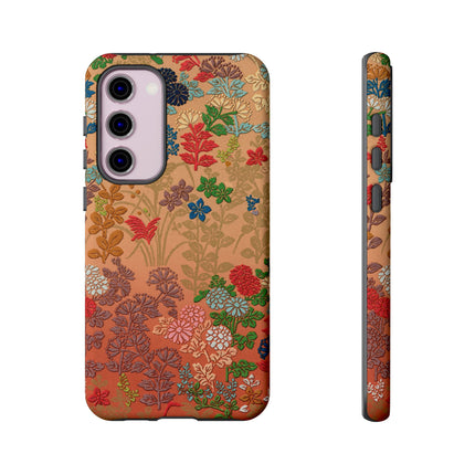 Ornamental Japanese Flower Pattern Phone Cases