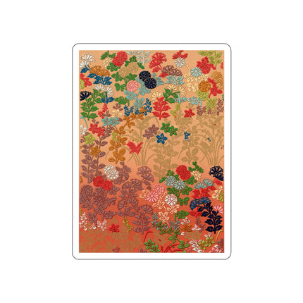 Japanese Flower Pattern by G.A. Audsley Die-Cut Stickers (5 Sizes)