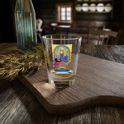 December & Tanzanite (from the Gem Series) by Sofia Chiostri Shot Glass, 1.5oz