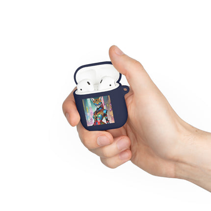 Cyber Cat Glamour AirPods Case Cover