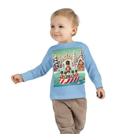 Nutcracker Candy-Striped Adventure Toddler Long Sleeve Tee