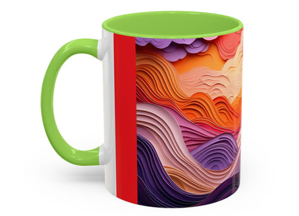 Dramatic Sunset Sky Colorful Mugs (11oz, 15oz)