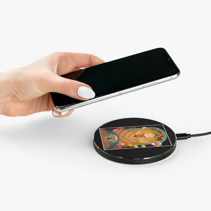 June & Pearl, Alexandrite (from the Gem Series) by Sofia Chiostri Wireless Charger