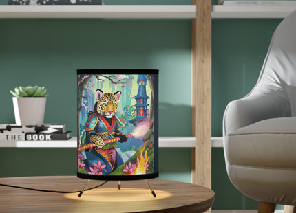 Cyberpunk Leopard Tripod Lamp