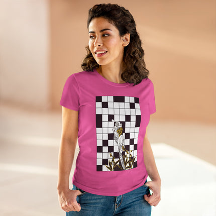 The Crossword Women's Midweight Cotton Tee