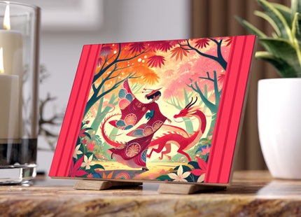The Dragon Fairy’s Dance Ceramic Tile