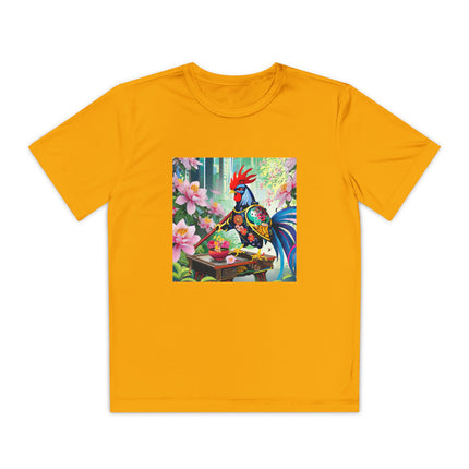 Cyberpunk Rooster Youth Competitor Tee