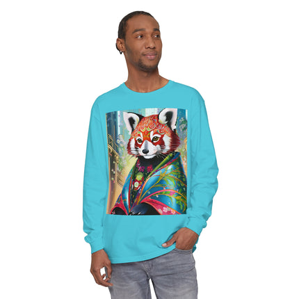 Cybernetic Red Panda Long Sleeve T-Shirt
