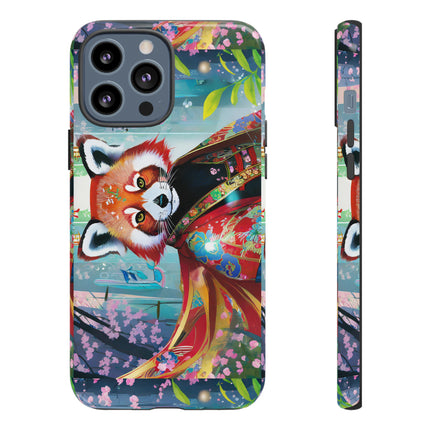 Cybernetic Red Panda Phone Cases