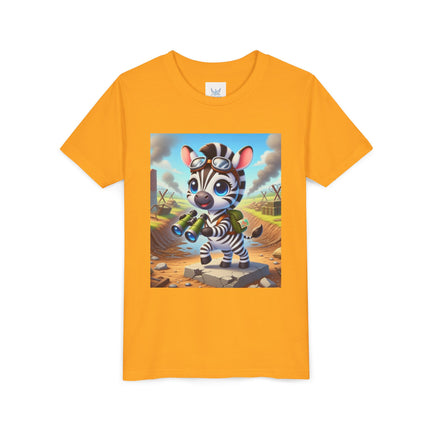 Zebra Lookout Youth Short Sleeve Tee