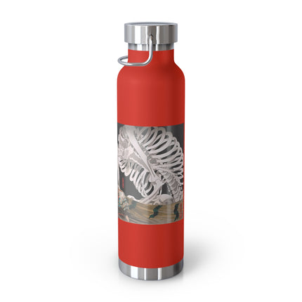 Mitsukuni Defying the Skeleton Spectre by Utagawa Kuniyoshi Copper Vacuum Insulated Bottle, 22oz
