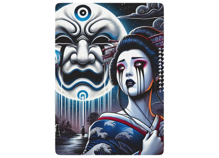 Geisha’s Black Ink Tears Playing Cards