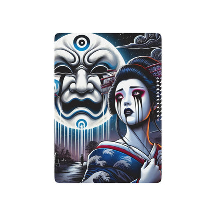Geisha’s Black Ink Tears Playing Cards