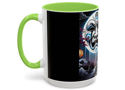 Geisha’s Black Ink Tears Colorful Mugs (11oz, 15oz)