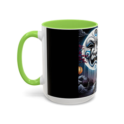 Geisha’s Black Ink Tears Colorful Mugs (11oz, 15oz)