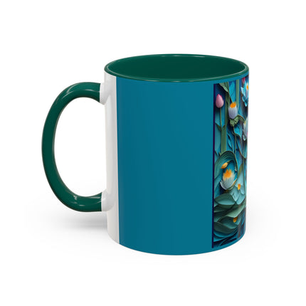 Ethereal Moonlit Lake Colorful Mugs (11oz, 15oz)